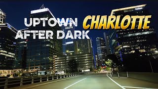 Uptown Charlotte NC Night Drive | North Carolina City Lights  #uptowncharlotte #northcarolina #pov  Uptown Charlotte Nc Night Tour Hd