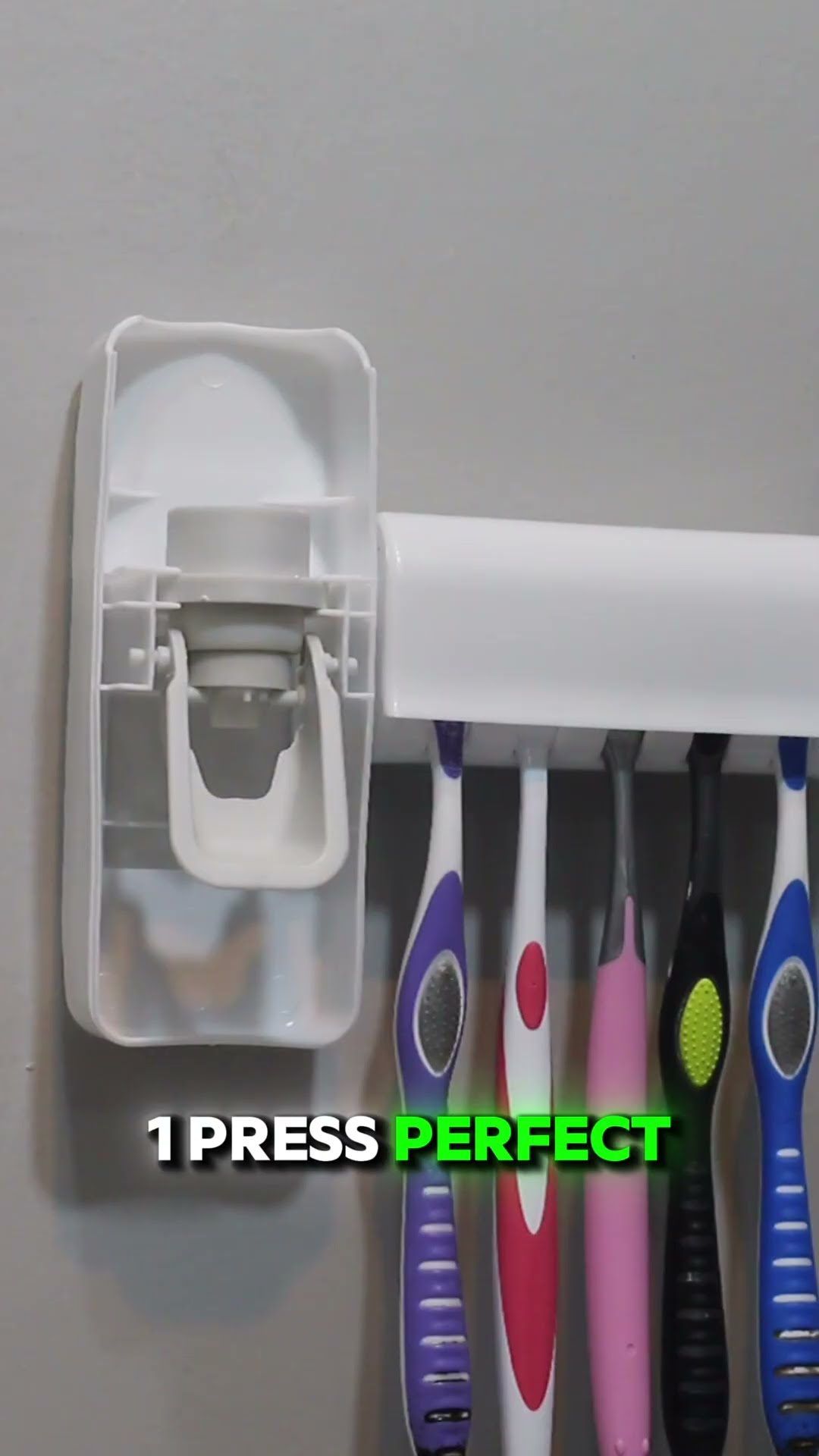 Product Link in Bio ( # 1997) ▶️ 9️⃣  @MaviGadgets Automatic Toothpaste Squeezer Toothbrush Holder