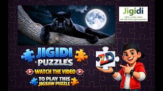 Jigidi Jigsaw Puzzles - Panther Under The Moonlight - (By Zro Dfects) Play This Jigsaw Puzzle Now screenshot 5