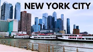 Walking Tour NYC 🗽| Hudson River | Intrepid | Piers 86 & 76 & 66 Hudson River Park【4K】
