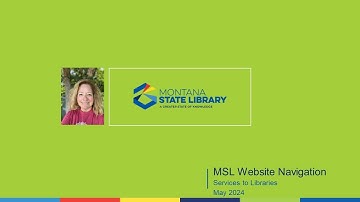 MSL Website Navigation: Services to Libraries