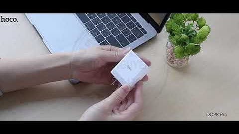 CÓC SẠC NHANH 1 CỔNG USB TYPE-C 3.0A - PD - QC3.0 -18W HOCO DC28 PRO - MÀN HÌNH LED