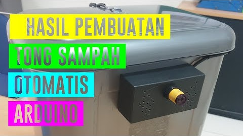 Ini dia Hasilnya - Tong Sampah Otomatis Arduino dengan Suara