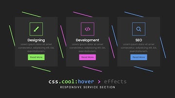 How To Create Responsive Services Section Using Html and CSS