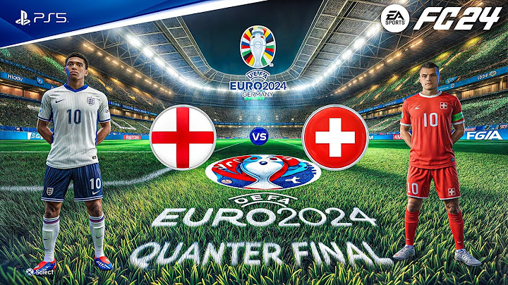 FC 24 - England vs. Switzerland | UEFA EURO 2024 Quarter Final | PS5™ [4K60]