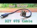 DIY OTG Cable || How to Make Your Own OTG Cable From Scrap?