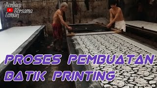 PROSES PEMBUATAN BATIK PRINTING