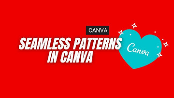 How To Make Seamless Pattern in Canva (REDBUBBLE TIPS AND TRICKS)