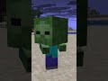 Old vs New BABY Zombie in Minecraft #shorts
