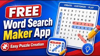 FREE Word Search Maker App  Easy Puzzle Creation Guide