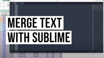 Merge multiple lines into one using Sublime Text