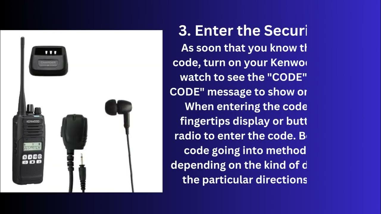 How Do I unlock My Kenwood Radio Kenwood Radio YouTube