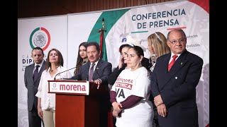 EN VIVO / Conferencia del Grupo Parlamentario de Morena.