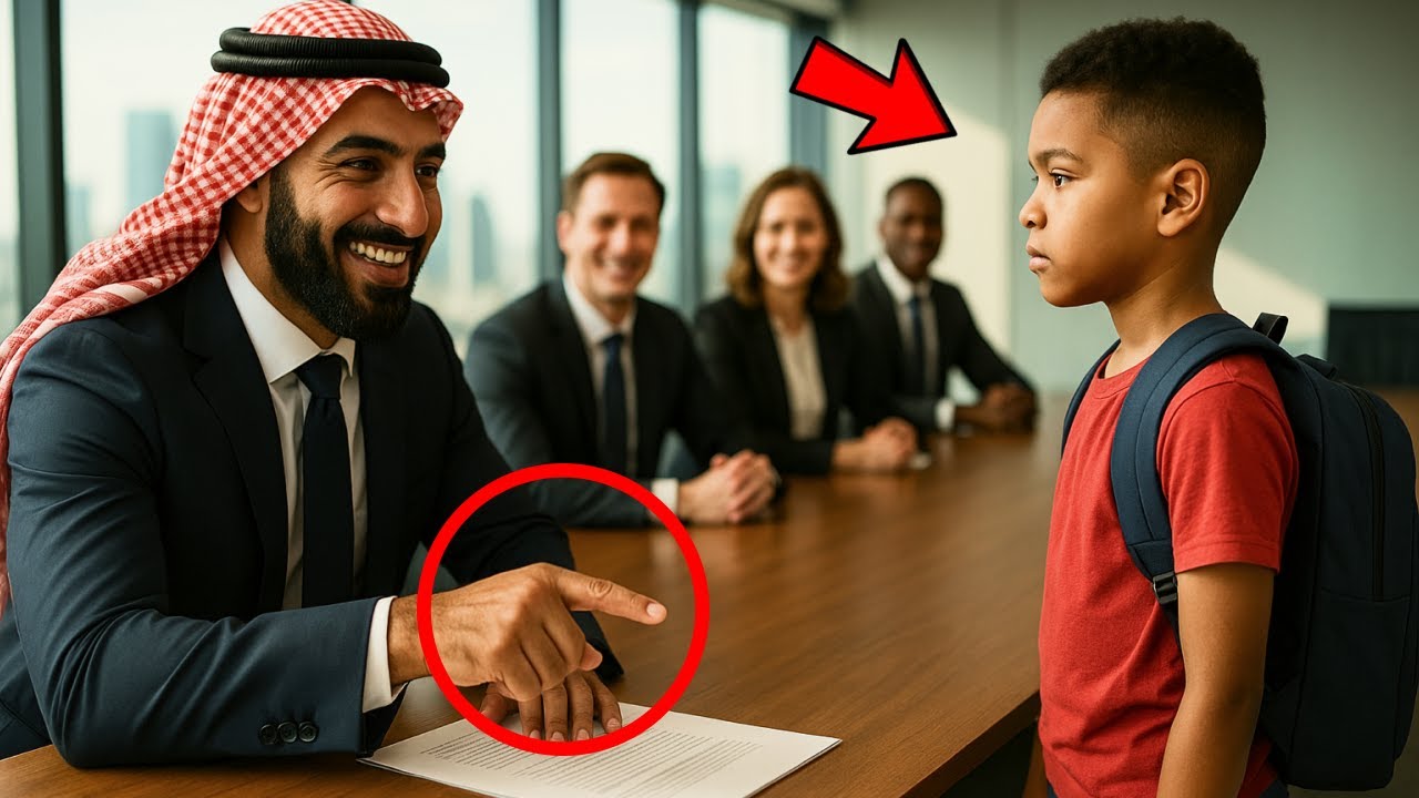 “Hablo 9 idiomas” — dijo el hijo de la sirvienta negra, y el millonario árabe quedó en shock