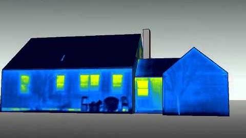 Single Family House IR Visualization with SketchUp