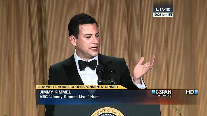 C-SPAN: Jimmy Kimmel at the 2012 White House Correspondents' Dinner - DayDayNews