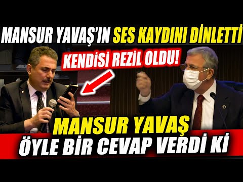 Mansur Yavaş'ın Ses kaydını Dinleten AKP'li Başkan Böyle Rezil Oldu!