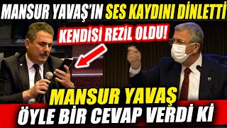 Mansur Yavaş'ın Ses kaydını Dinleten AKP'li Başkan Böyle Rezil Oldu!