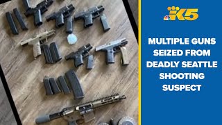 Seattle police recover 8 firearms while arresting deadly downtown shooting suspect