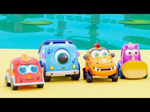 Машинки Мокас 🚕 Замок после дождя 🚙 Развивающие мультфильмы для детей про машинки 🚗