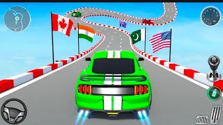Muscle Car Stunt Ramp car 3D Android Gameplay  screenshot 1