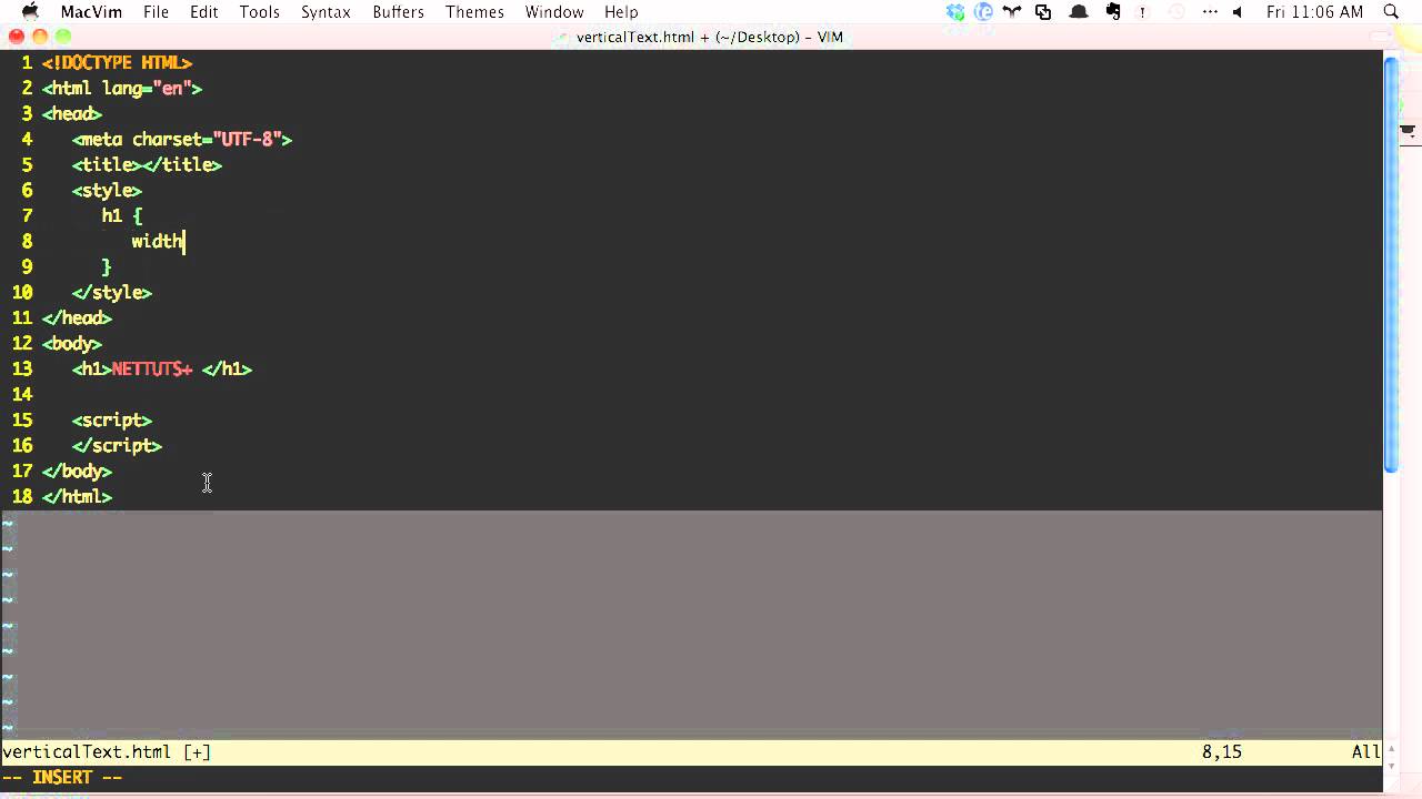 The Easiest Way To Create Vertical Text With CSS YouTube