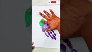 Veggie Vibrance Explore E For Eggplant In Our Palm Print Series