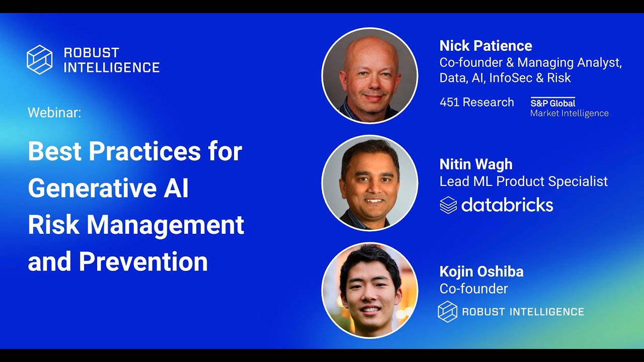 Best Practices for Generative AI Risk Management and Prevention - YouTube
