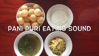 pani puri eating sound asmr nepali indian street food nepali mukbang asmr