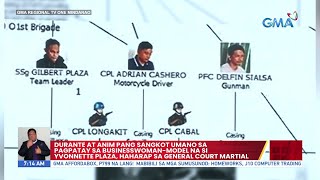 Durante at anim pang sangkot umano sa pagpatay sa businesswoman-model na si Yvonnette Plaza... | UB