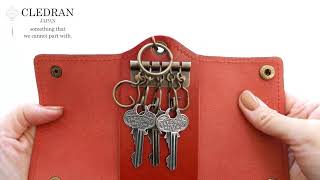 CLEDRAN（クレドラン）　ACCENT（アクセント）キーケース　CR-CL2600