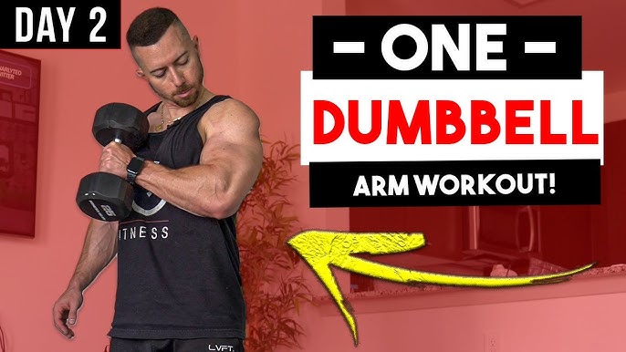 10 Min ONE Dumbbell Only At Home Arm Workout (Workouts With ONE