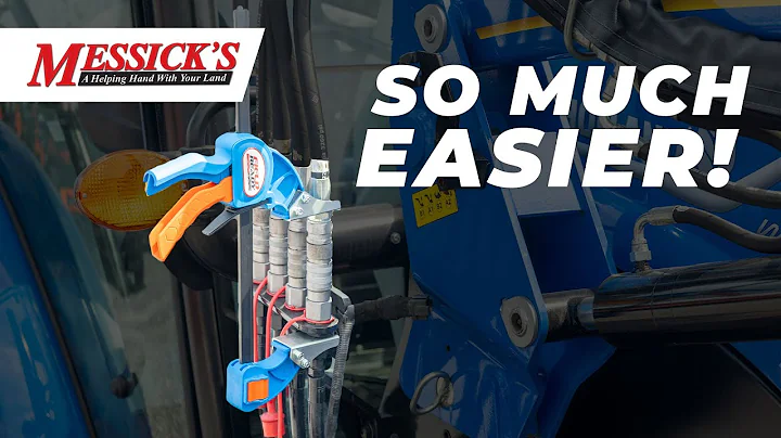 Never struggle with your hydraulic couplers again. NEW Hydraulic Quick Coupler Connect Tool