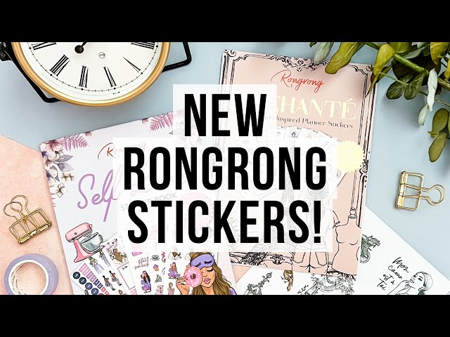 Sticker Haul! Rongrong Devoe - Flip Through of the New Self Love and  Enchante Stickers! 