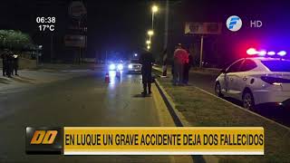 Dos Jvenes Fallecen En Accidente De Trnsito En Luque