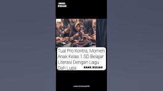 MOMEN KELAS 1 SD BELAJAR LITERASI DENGAN LAGU TIKTOK!? #anakkuliah #reels #mahasiswa #wisuda #fyp