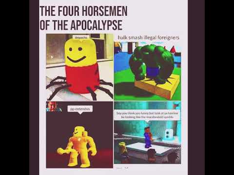 Roblox Meme In A Youtube Filter Playing Ride Of The Valkyries For - illegal roblox hacks memes