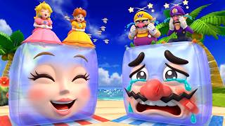 Mario Party: The Top 100 - All Minigames! Peach Vs Daisy Vs Wario Vs Waluigi | Master CPU