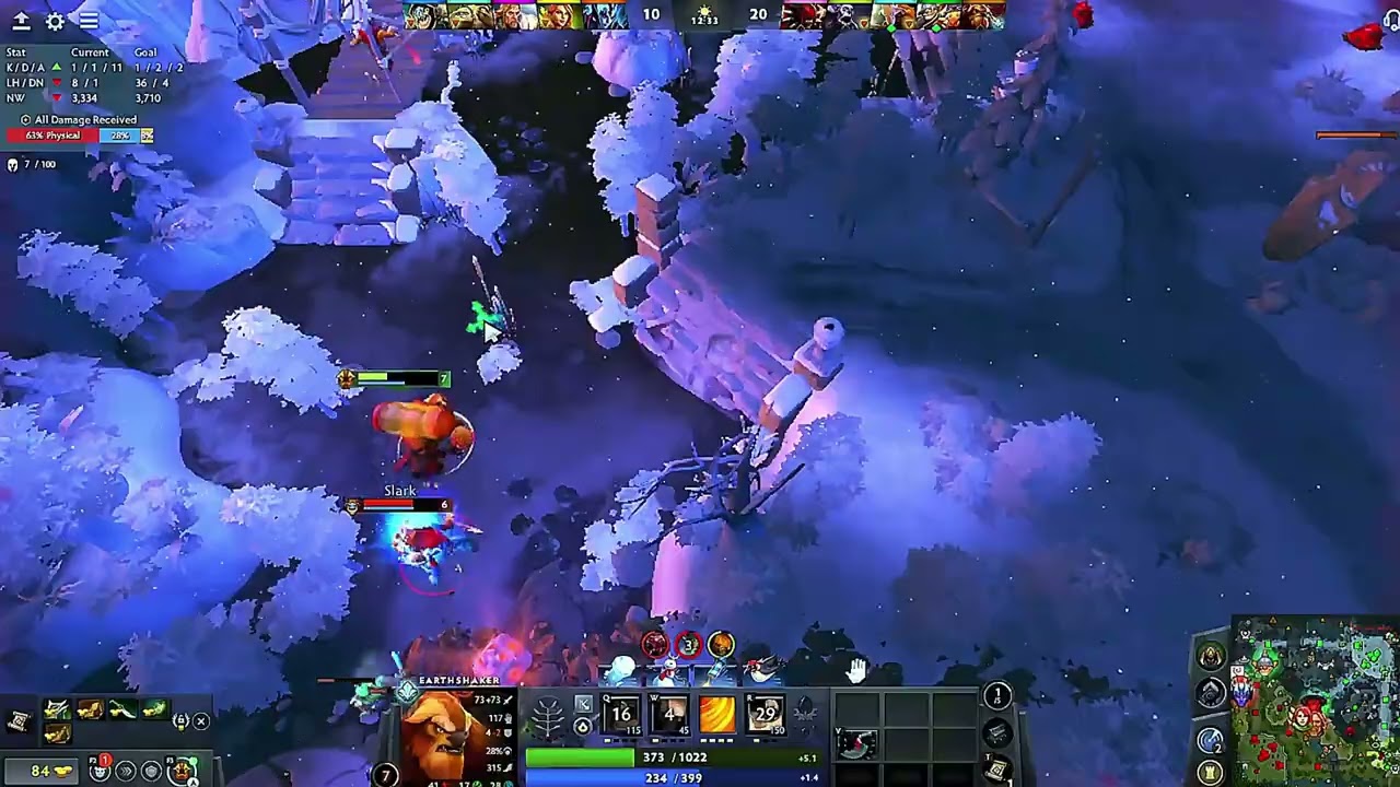 Dota2 Earthshaker | Just supporting