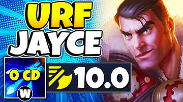 10.0 Attack Speed Jayce: Full Crit Build One-Shots with No W Cooldown | URF 2025