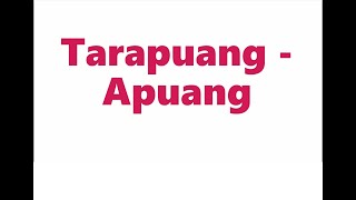 Download Lagu Tarapuang Cover MP3