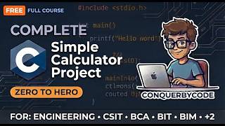 C Programming #15: Simple Calculator Project in C | for Engineering, CSIT, BCA, BIT, & BIM Students