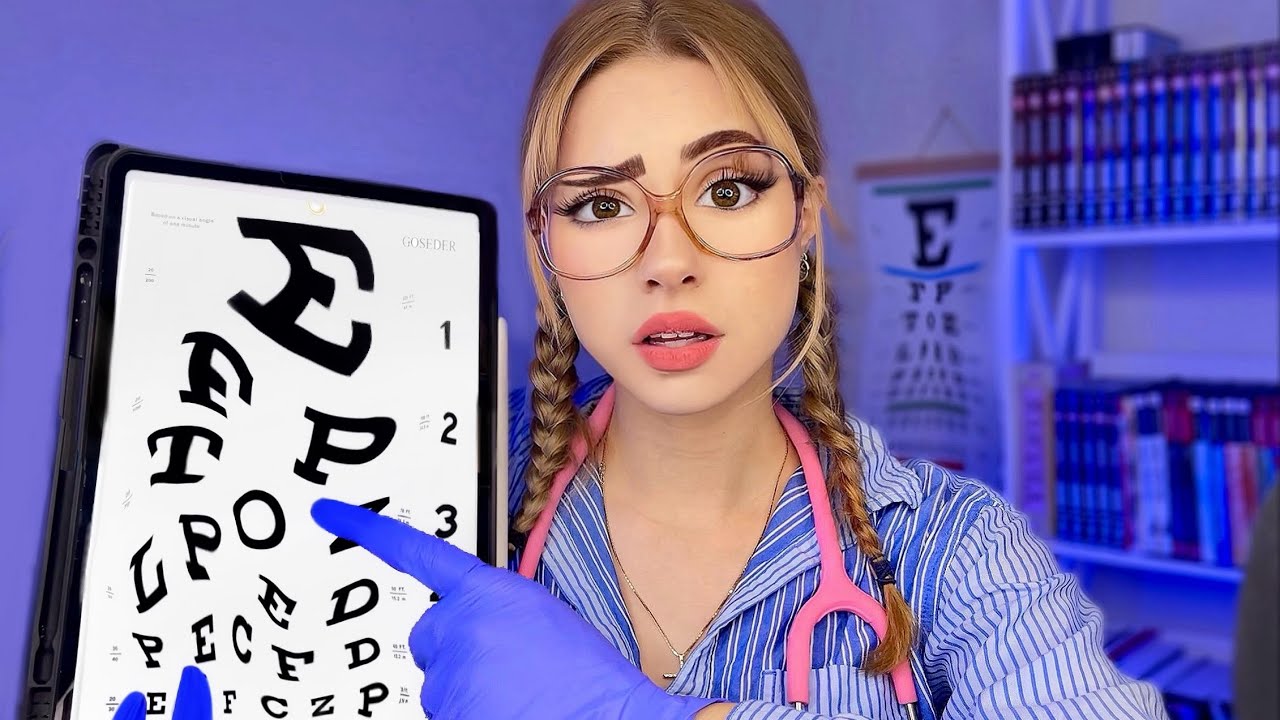 ASMR Cranial Nerve Exam BUT EVERYTHING IS WRONG ❗😲 Medical Roleplay 👩‍⚕️