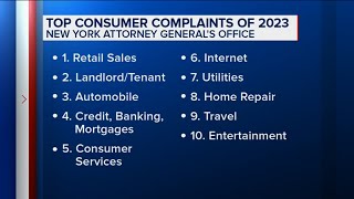 Top 10 consumer complaints from 2023