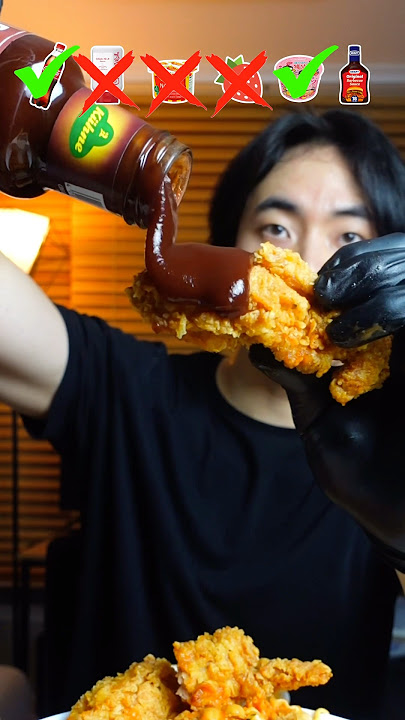 is this BEST Chicken sauce? #food #chicken #mukbang
