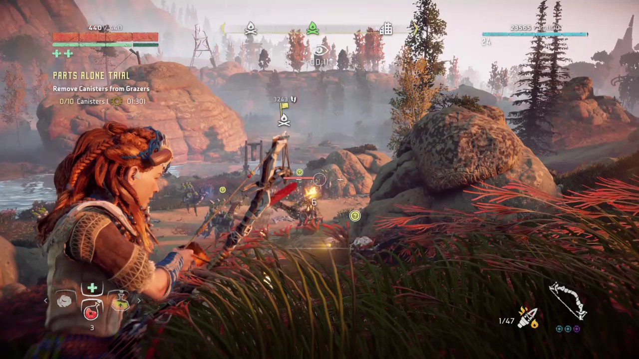 Horizon Zero Dawn fastest way to farm metal shard/blaze YouTube