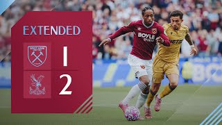 West Ham 1-2 Crystal Palace | Premier League Extended Highlights
