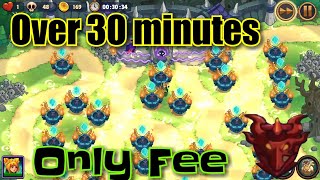 Realm Defense World 1 Endless Mode over 30 minutes with only Fee screenshot 2