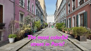 The Most Colorful Street in Paris