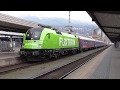 Final 2017/2018 Alpen Express to Bludenz leaving Innsbruck Hbf